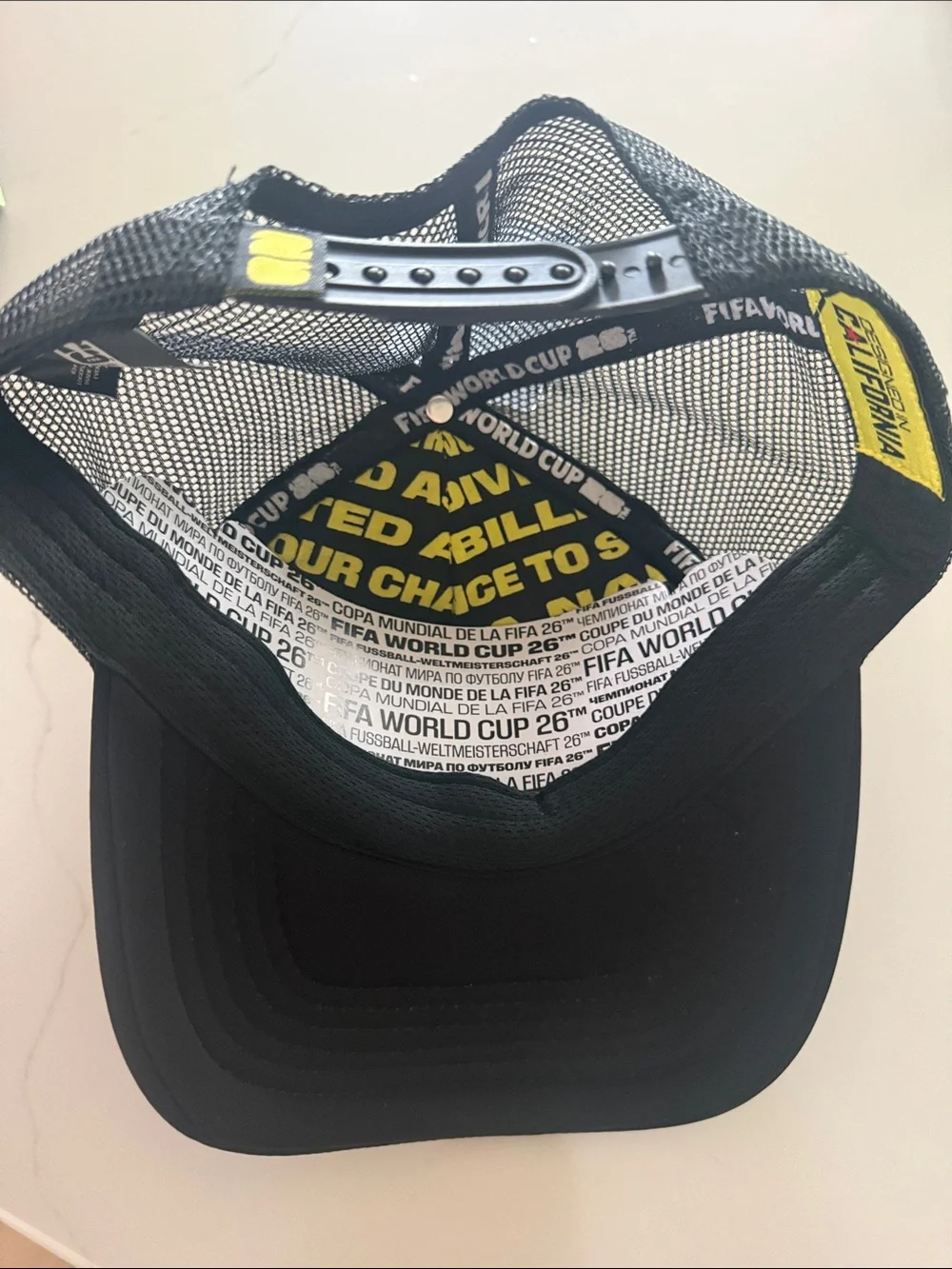 FIFA 2026 World Cup Black Trucker Hat NWT (unisex)